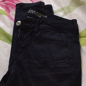 Dark blue American Eagle skinnies